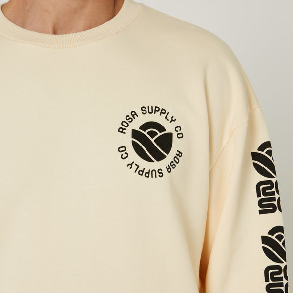 METAL PETAL SWEATER - BEIGE