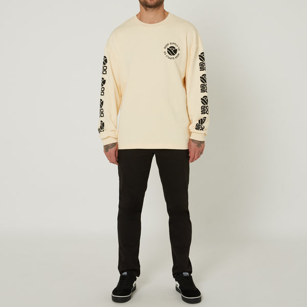 METAL PETAL SWEATER - BEIGE