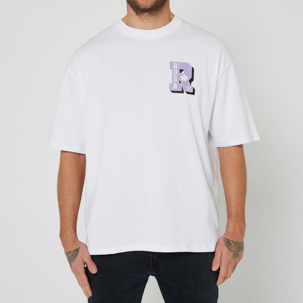 VARSITY TEE - WHITE