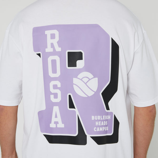 VARSITY TEE - WHITE