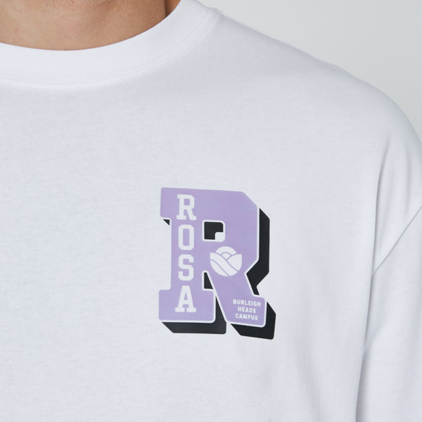 VARSITY TEE - WHITE