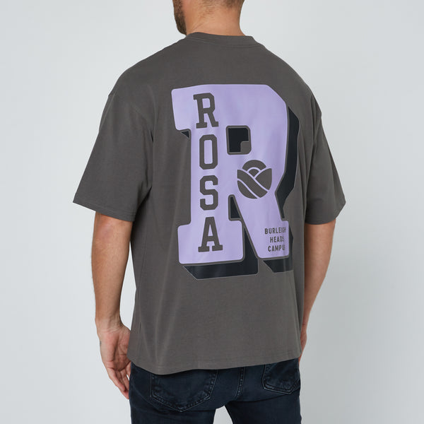 VARSITY TEE - CHARCOAL
