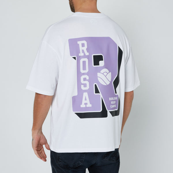 VARSITY TEE - WHITE