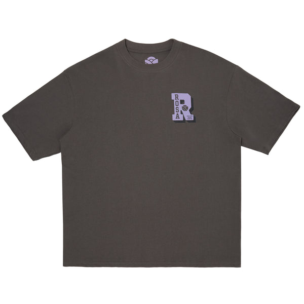 VARSITY TEE - CHARCOAL